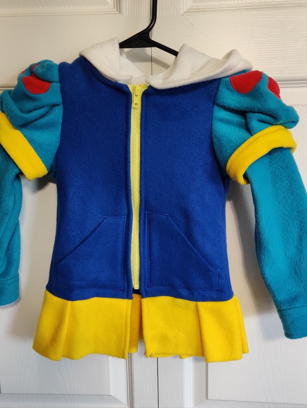 Snow White Cosplay Girl 4T Sweatshirt Hoodie Halloween Princess Dress Up Toddler